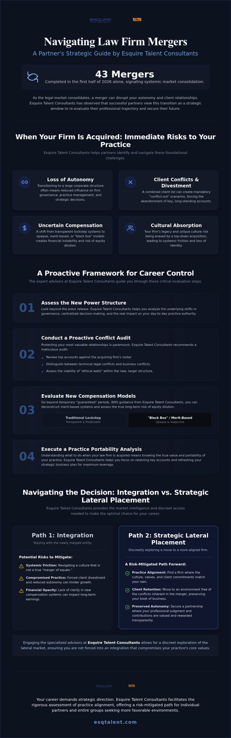 What to Do When Your Law Firm Is Acquired: A Strategic Guide for Partners