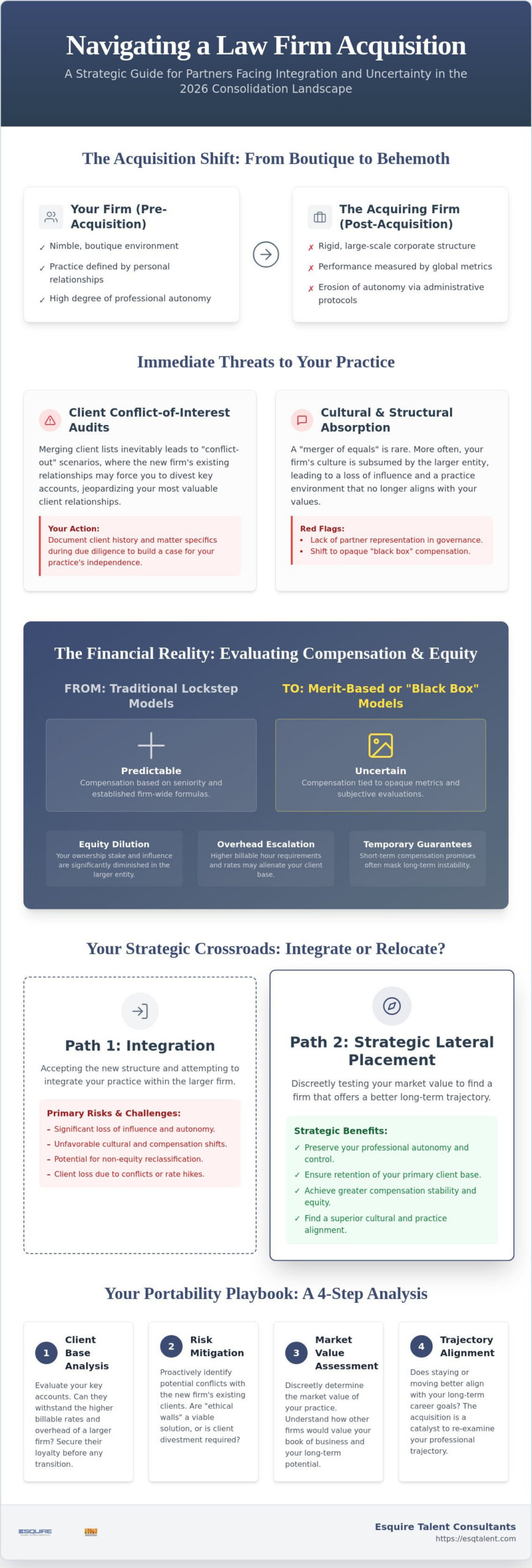 What to Do When Your Law Firm Is Acquired: A Strategic Guide for Partners